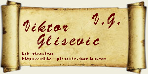 Viktor Glišević vizit kartica